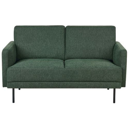 Canapé 2 Places Breda Tissu Vert Foncé