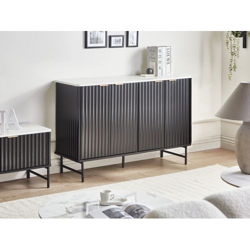 Armoire Glastonbury Marbre/noir