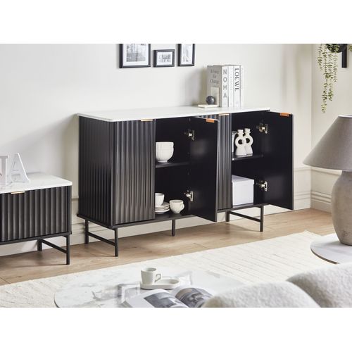 Armoire Glastonbury Marbre/noir