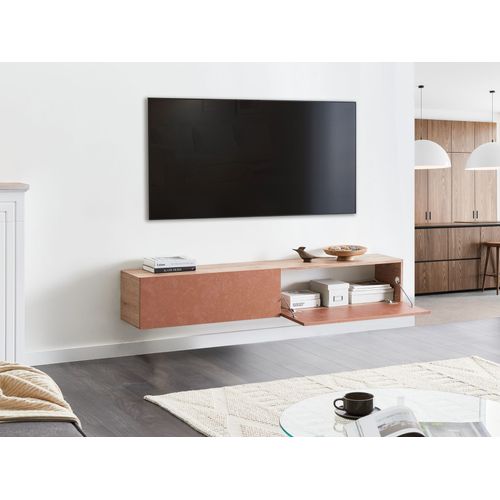 Meuble TV Mural Gladstone Rouge