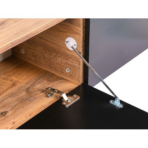 Meuble TV Mural Gladstone Marron/noir