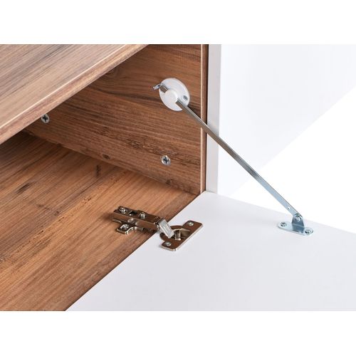 Meuble TV Mural Gladstone Marron/blanc