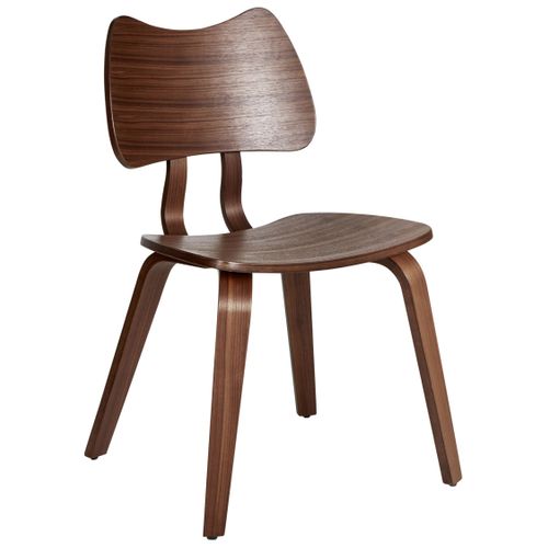 Lot De 2 Chaises De Salle à Manger Diana Bois Marron Foncé