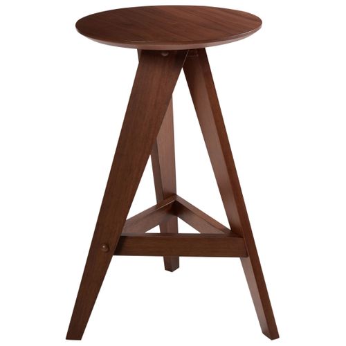 Lot De 2 Tabourets De Bar Aroma Bois Marron Foncé