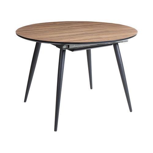 Table De Salle à Manger Extensible Seniac Marron 110/150 Cm 112 Cm