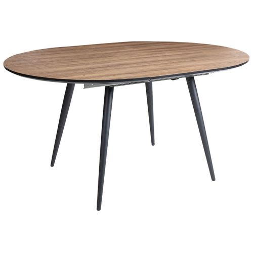 Table De Salle à Manger Extensible Seniac Marron 110/150 Cm 112 Cm