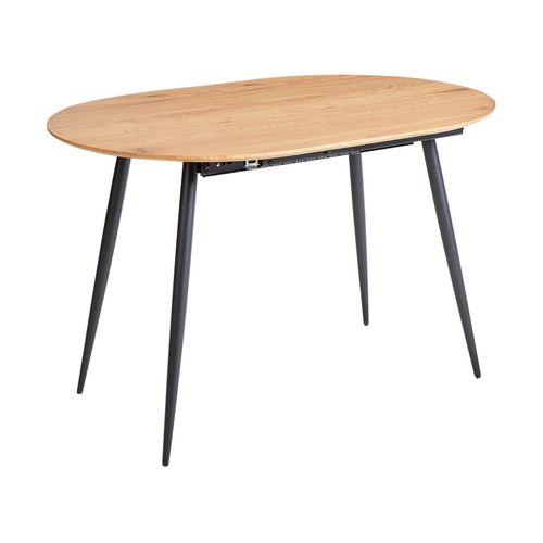 Table De Salle à Manger Extensible Clavet Marron Clair 120/160 Cm 80 Cm