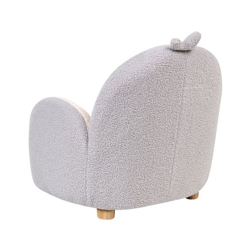 Fauteuil Pour Enfants Pingouin Hervik Bouclé Gris