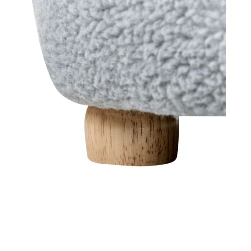 Fauteuil Pour Enfants Mouton Ula Bouclé Gris