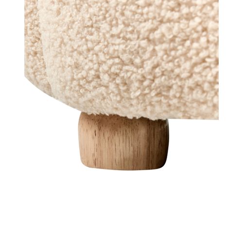 Fauteuil Pour Enfants Chat Zoar Bouclé Beige