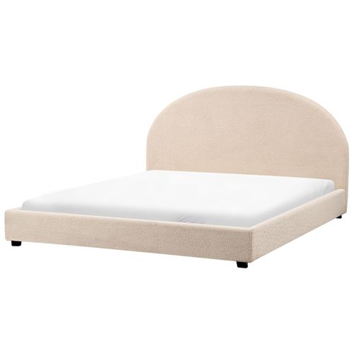 Lit à Eau Bouclé Vaucluse 180 X 200 Cm Beige