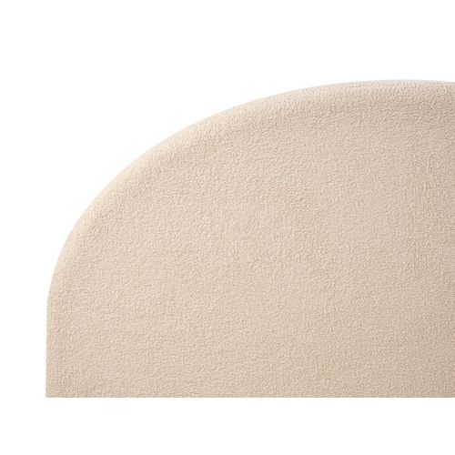 Lit à Eau Bouclé Vaucluse 180 X 200 Cm Beige