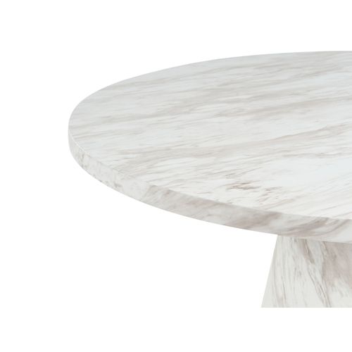 Table De Repas Mere Marbre Blanc 120 Cm 120 Cm