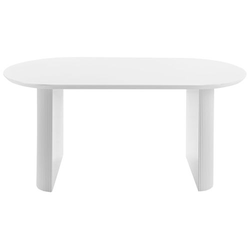 Table De Repas Moberly Blanc 180 Cm 90 Cm