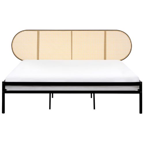 Lit Avec Sommier Boulin 180 X 200 Cm Noir