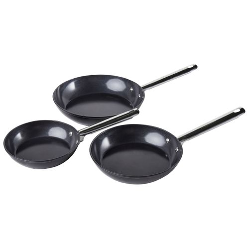 Ensemble De 3 Poêles à Frire Elite Pro Noir