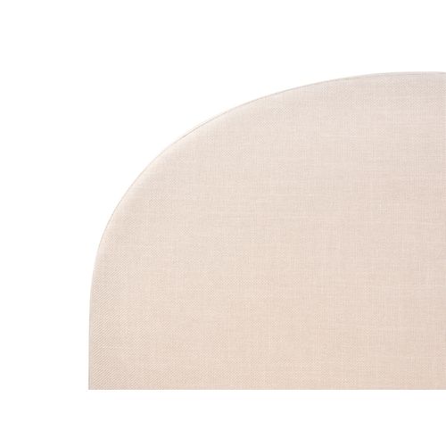 Lit Avec Sommier Tissu Vaucluse 160 X 200 Cm Beige Clair