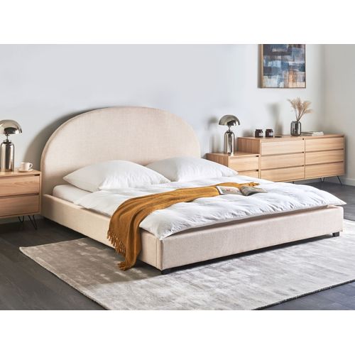 Lit à Eau Tissu Vaucluse 180 X 200 Cm Beige Clair