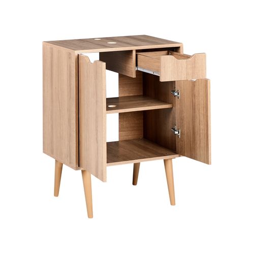 Meuble-lavabo Canoas 60 Cm Marron Clair