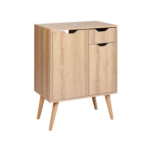 Meuble-lavabo Canoas 60 Cm Marron Clair