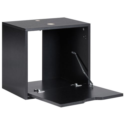 Meuble Lavabo Mural Suzano 45 Cm Noir