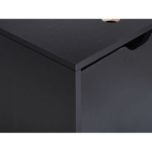 Meuble Lavabo Mural Suzano 45 Cm Noir