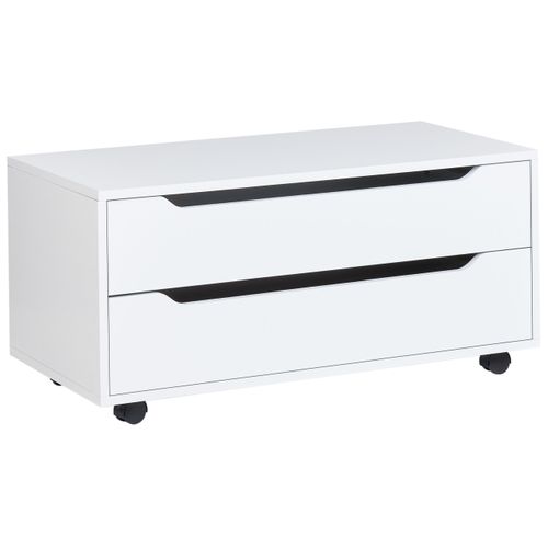 Meuble Haut Osasco Avec Roues 80 Cm Blanc