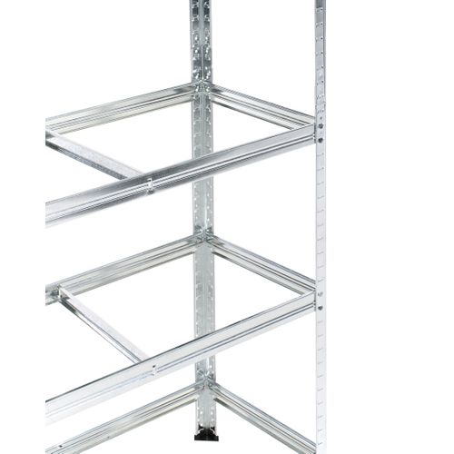 Ensemble De 2 Étagères De Garage Xitta Métal 90 Cm 40 Cm Argenté