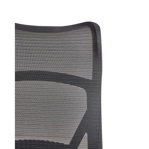 Chaise De Bureau Bard Tissu Noir