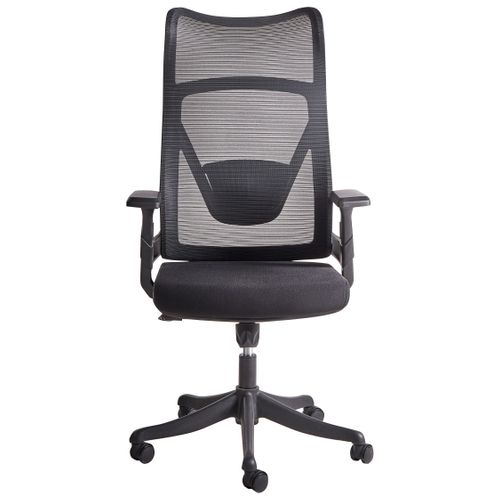 Chaise De Bureau Bard Tissu Noir