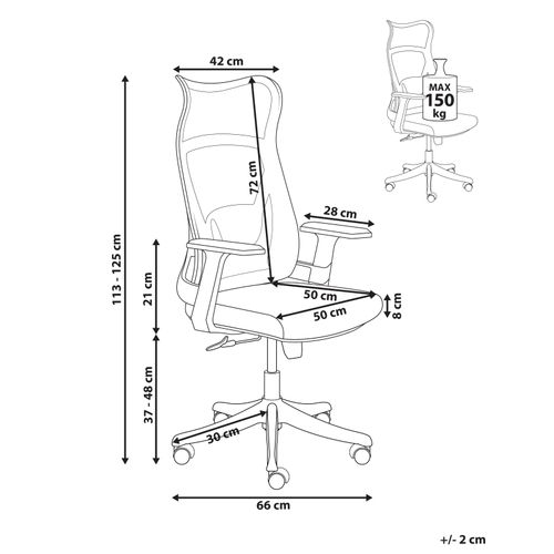 Chaise De Bureau Bard Tissu Vert