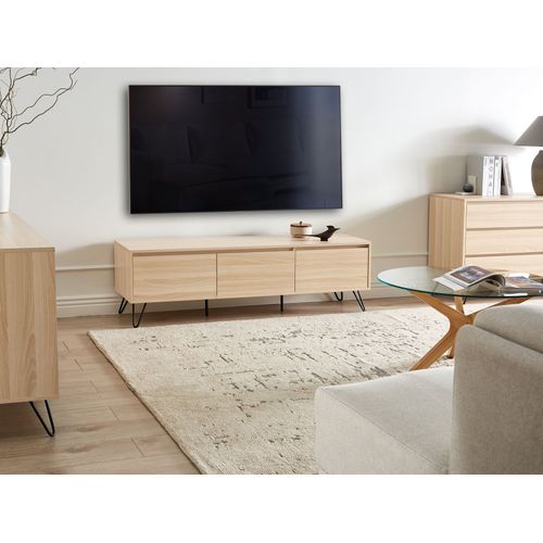 Meuble TV Cardigan Marron Clair