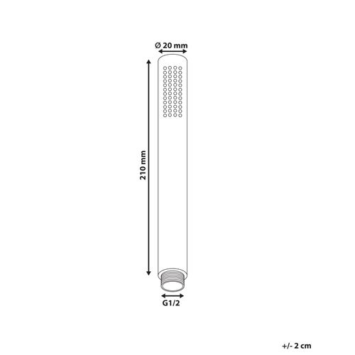 Pommeau De Douche Cabuyal Laiton Noir