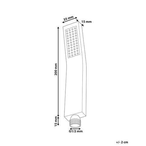 Pommeau De Douche Amboro Laiton Doré