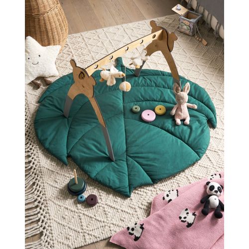 Tapis De Jeu Pour Enfant Olimp 110 X 110 Cm Coton Vert