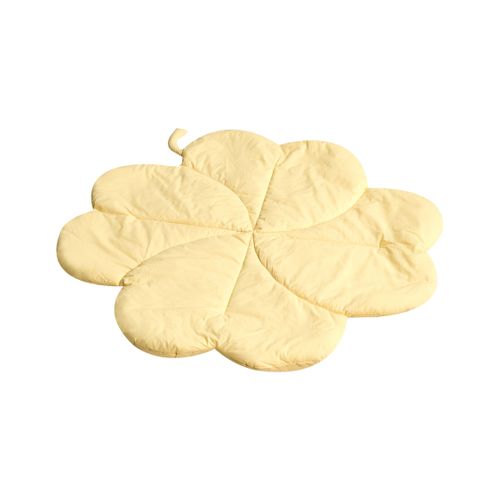 Tapis De Jeu Pour Enfant Acadine 110 X 110 Cm Coton Jaune