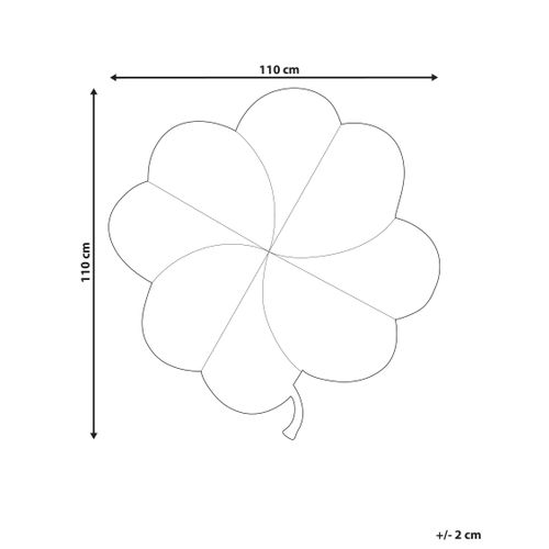 Tapis De Jeu Pour Enfant Acadine 110 X 110 Cm Coton Bleu