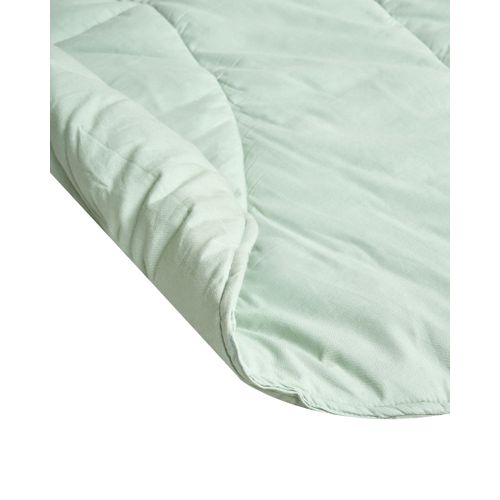 Tapis De Jeu Pour Enfant Eolia 110 X 110 Cm Coton Vert Clair
