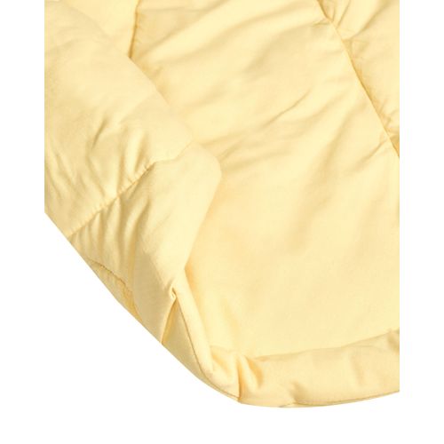 Tapis De Jeu Pour Enfant Elizjum 110 X 110 Cm Coton Jaune