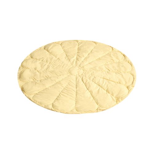 Tapis De Jeu Pour Enfant Elizjum 110 X 110 Cm Coton Jaune