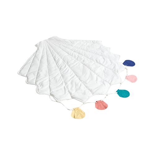 Tapis De Jeu Pour Enfant Kadmea 110 X 110 Cm Coton Blanc