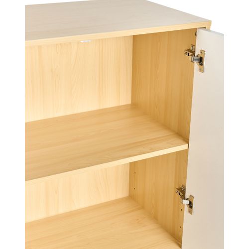 Meuble De Rangement Zehna Marron Clair/blanc