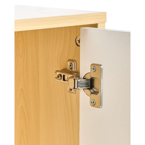 Meuble De Rangement Zehna Marron Clair/blanc