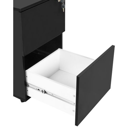 Meuble De Rangement Johnson Noir