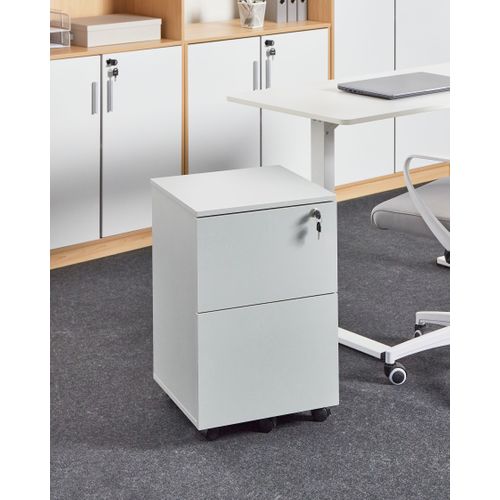 Meuble De Rangement Johnson Gris Clair