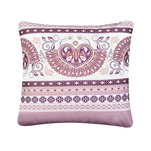 Lot De 2 Coussins D'extérieur TVista Motif Oriental 45 X 45 Cm Pourpre