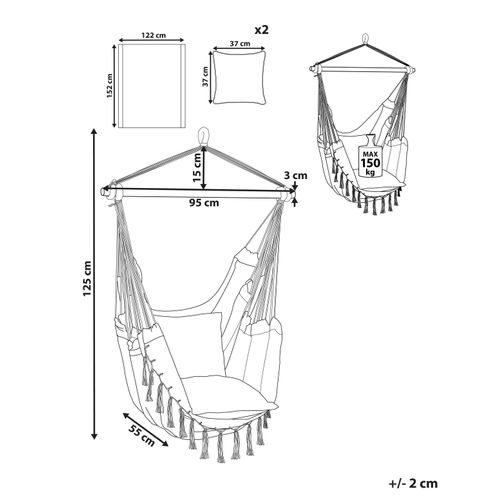 Fauteuil Suspendu Bonea Coton Vert