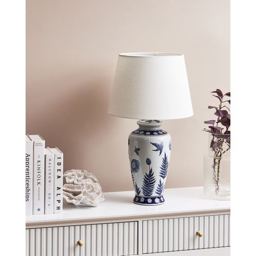Lampe à Poser Bijela Porcelaine Blanc/bleu