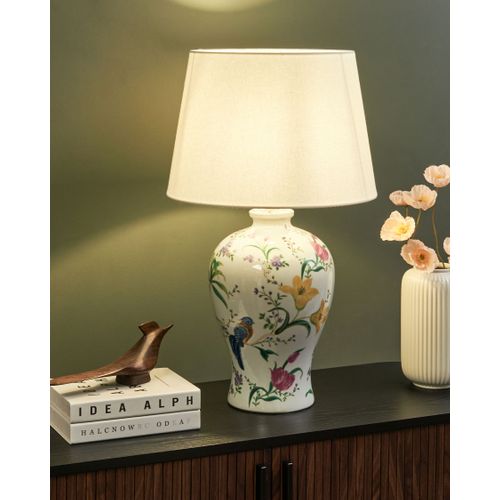 Lampe à Poser Febros Porcelaine Blanc