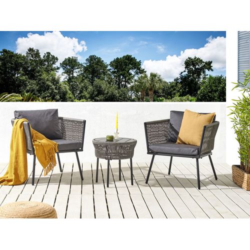 Ensemble De Housses De Coussins D'extérieur Gargano Gris